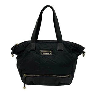 Burberry Blue Label - Black Nylon Leather Handbag